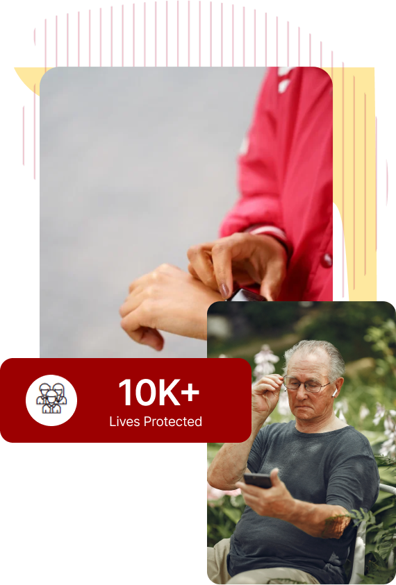 Senior living confidently with MedAlert protection